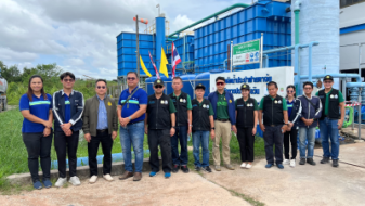 กองการจัดสรรน้ำตรวจกำกับการประกอบกิจการประปาสัมปทานโครงการในเขตเทศบาลนครเจ้าพระยาสุรศักดิ์ และ อบต.บ่อวิน จังหวัดชลบุรี