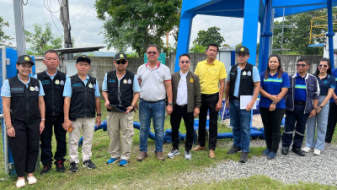 กองการจัดสรรน้ำตรวจกำกับการประกอบกิจการประปาสัมปทานโครงการในเขต อบต.หนองขาม จังหวัดชลบุรี