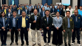 กองการจัดสรรน้ำประชุมเชิงปฎิบัติการเสริมสร้างพนักงานเจ้าหน้าที่ในงานด้านตรวจกำกับและควบคุมการใช้น้ำ จังหวัดขลบุรี