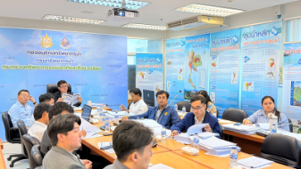 กองการจัดสรรน้ำประชุมตรวจรับพัสดุในงานจ้างที่ปรึกษาโครงการค่าใช้จ่ายปรับปรุงแบบมาตรฐานระบบประปาหมู่บ้าน (ระยะที่2) 