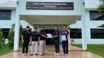 กองการจัดสรรน้ำลงพื้นที่ส่งเสริมความรู้การขอรับสัมปทานประกอบกิจการประปา ให้ ทสจ.สกลนคร